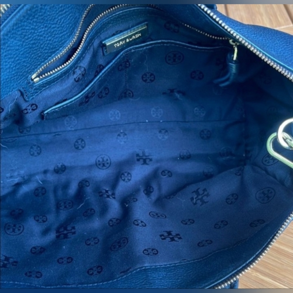 Tory Burch Britten Satchel Bag w/Crossbody Strap & GHW - Picture 7 of 8